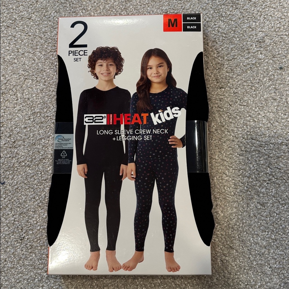 32 Degrees Kids Black Set